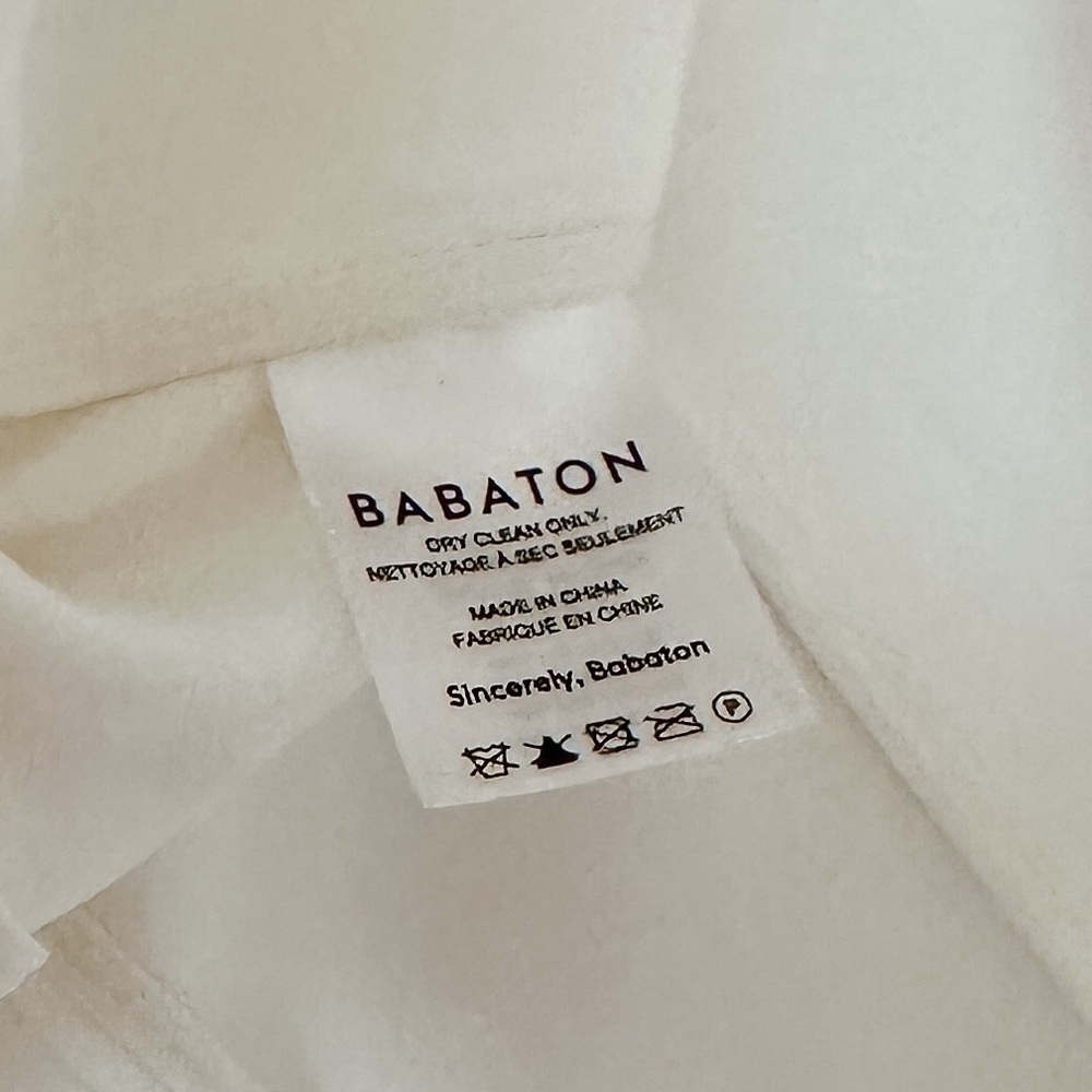 Aritzia Babaton Power Blazer in white, size 2 - Picture 6 of 7